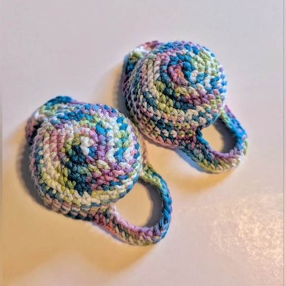 NEW, Crochet roller skate toe guard, handmade - Picture 5 of 6